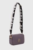 Шкіряна сумочка Furla колір фіолетовий (3548092)