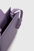 Шкіряна сумочка Patrizia Pepe колір фіолетовий (3630612)