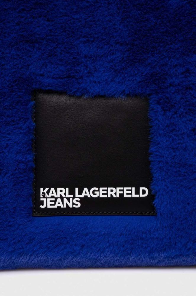 Сумочка Karl Lagerfeld Jeans колір блакитний (3524672) фото 4