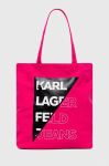 Сумочка Karl Lagerfeld Jeans колір рожевий (3493820)