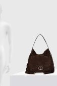 Замшева сумочка Twinset колір коричневий (3501586)