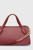 Шкіряна сумочка Twinset колір бордовий (3501589)
