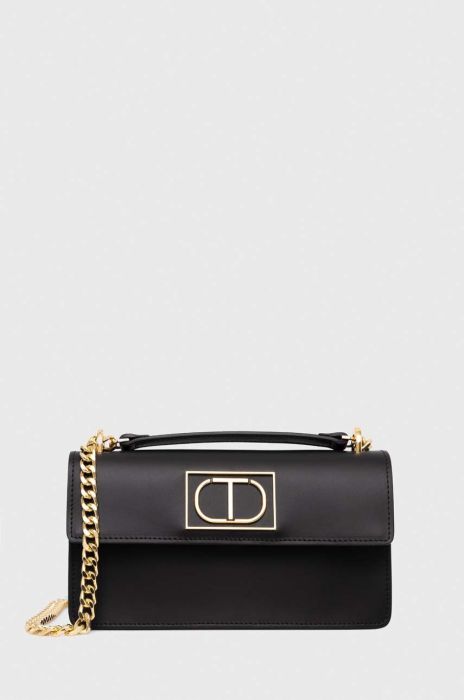 Шкіряна сумочка Twinset колір чорний (3583203)