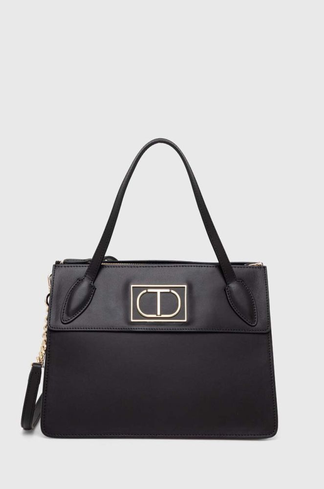 Шкіряна сумочка Twinset колір чорний (3583205)