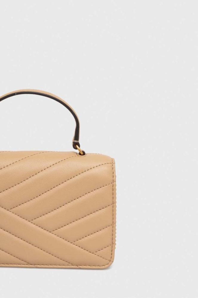 Шкіряна сумочка Tory Burch колір коричневий (3524675) фото 3