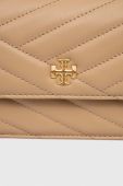 Шкіряна сумочка Tory Burch колір коричневий (3524675)