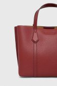 Шкіряна сумочка Tory Burch колір бордовий (3542732)