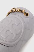 Шкіряна сумочка Tory Burch колір сірий (3520531)