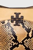 Шкіряна сумочка Tory Burch колір бежевий (3447665)