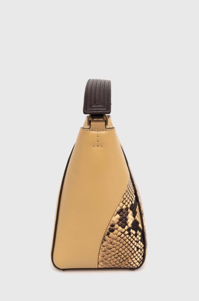 Шкіряна сумочка Tory Burch колір бежевий (3447665) фото 4