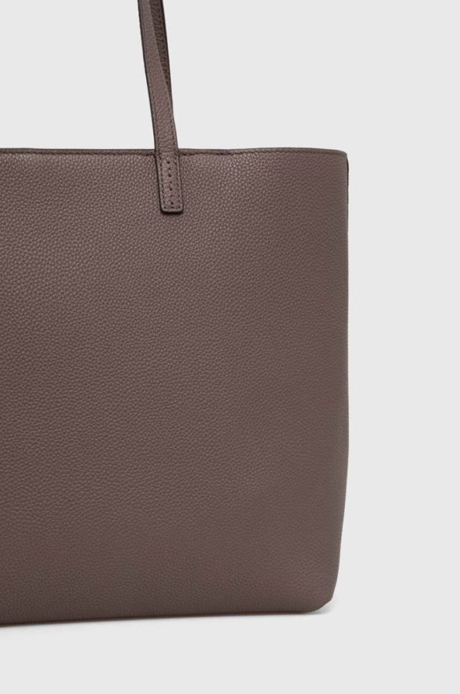Шкіряна сумочка Tory Burch колір сірий (3548095) фото 3
