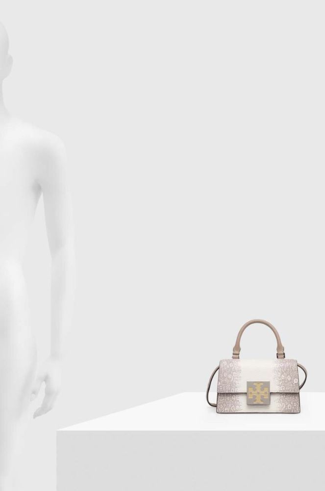 Шкіряна сумочка Tory Burch колір білий (3524676) фото 5