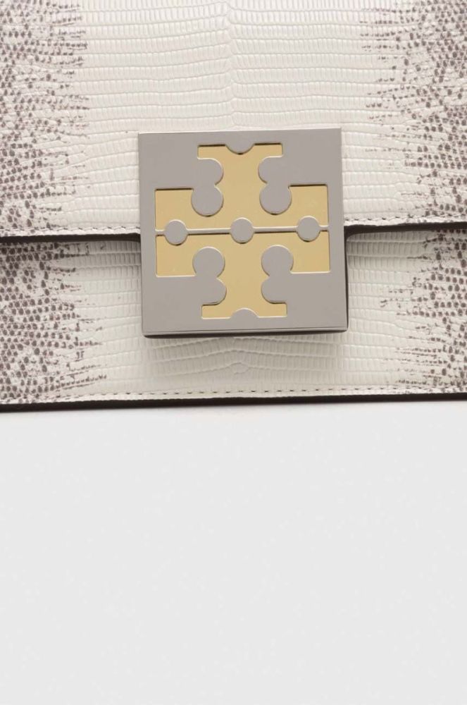 Шкіряна сумочка Tory Burch колір білий (3524676) фото 3