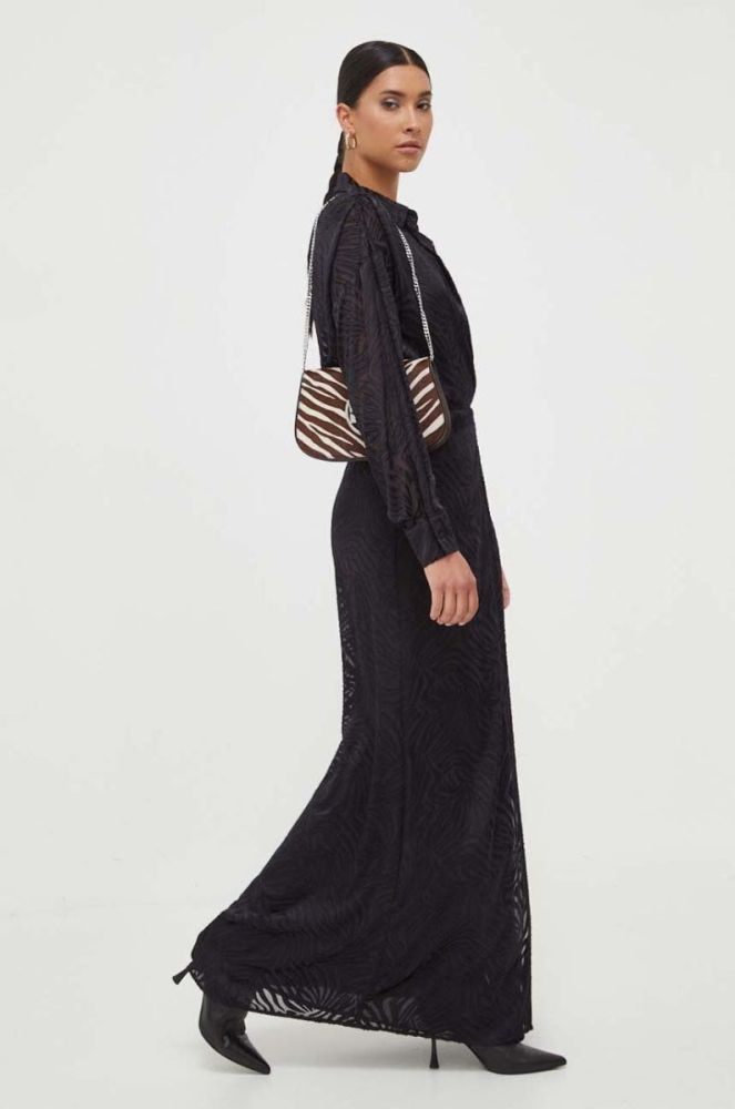 Шкіряна сумочка Tory Burch колір коричневий (3529633) фото 5