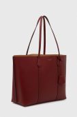 Шкіряна сумочка Tory Burch колір бордовий (3542734)