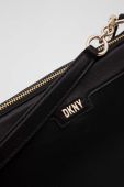 Шкіряна сумочка Dkny колір чорний (3529636)