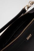 Шкіряна сумочка Dkny колір чорний (3529636)