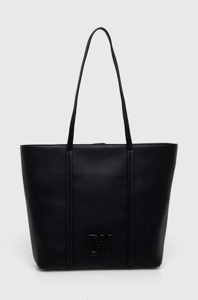 Шкіряна сумочка Dkny колір чорний (3534808)