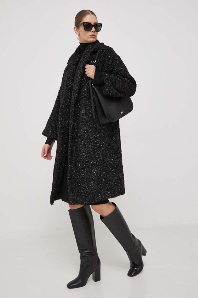 Шкіряна сумочка Dkny колір коричневий (3630620) фото 6