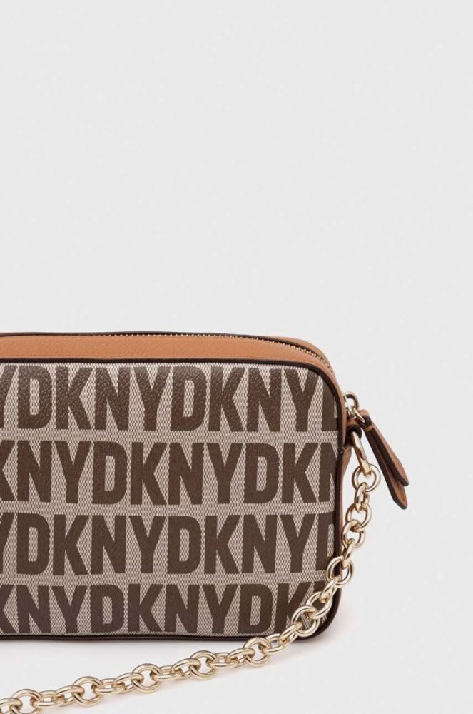 Сумочка Dkny колір коричневий (3524682) фото 3