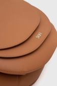 Шкіряна сумочка Dkny колір коричневий (3524685)