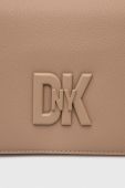 Шкіряна сумочка Dkny колір бежевий (3542739)