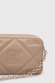 Шкіряна сумочка Dkny колір бежевий (3524688)