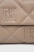 Шкіряна сумочка Dkny колір бежевий (3524690)
