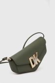Шкіряна сумочка Dkny колір зелений (3524692)