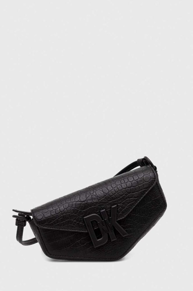 Шкіряна сумочка Dkny колір чорний (3524693)