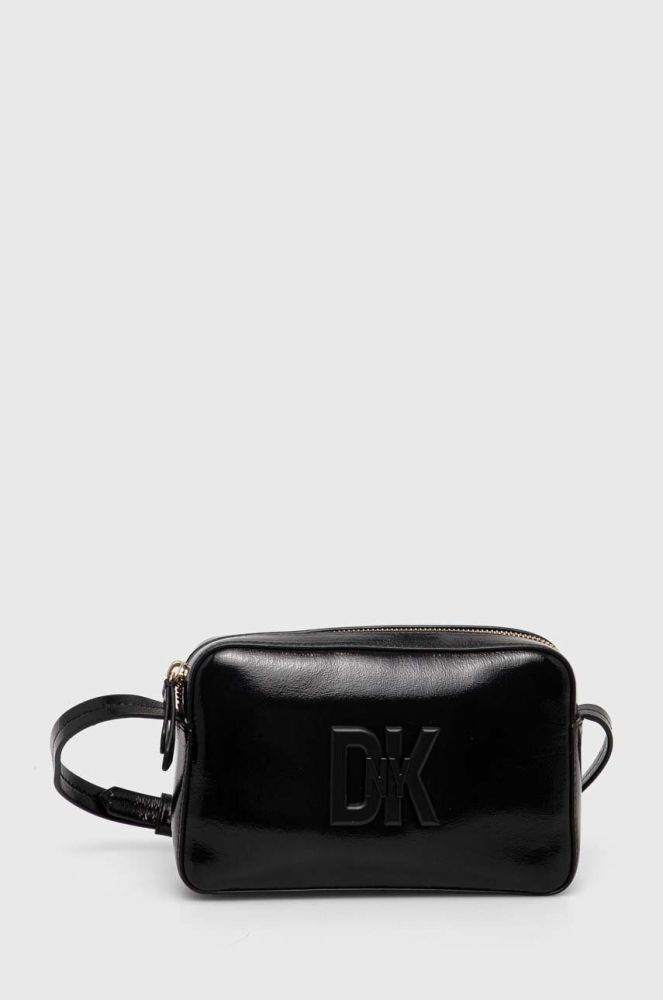 Шкіряна сумочка Dkny колір чорний (3534813)