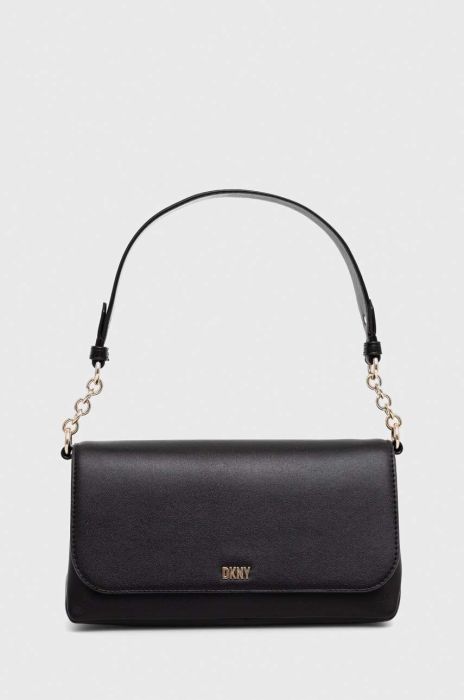 Шкіряна сумочка Dkny колір чорний (3548097)