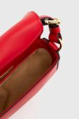 Шкіряна сумочка Lauren Ralph Lauren колір червоний