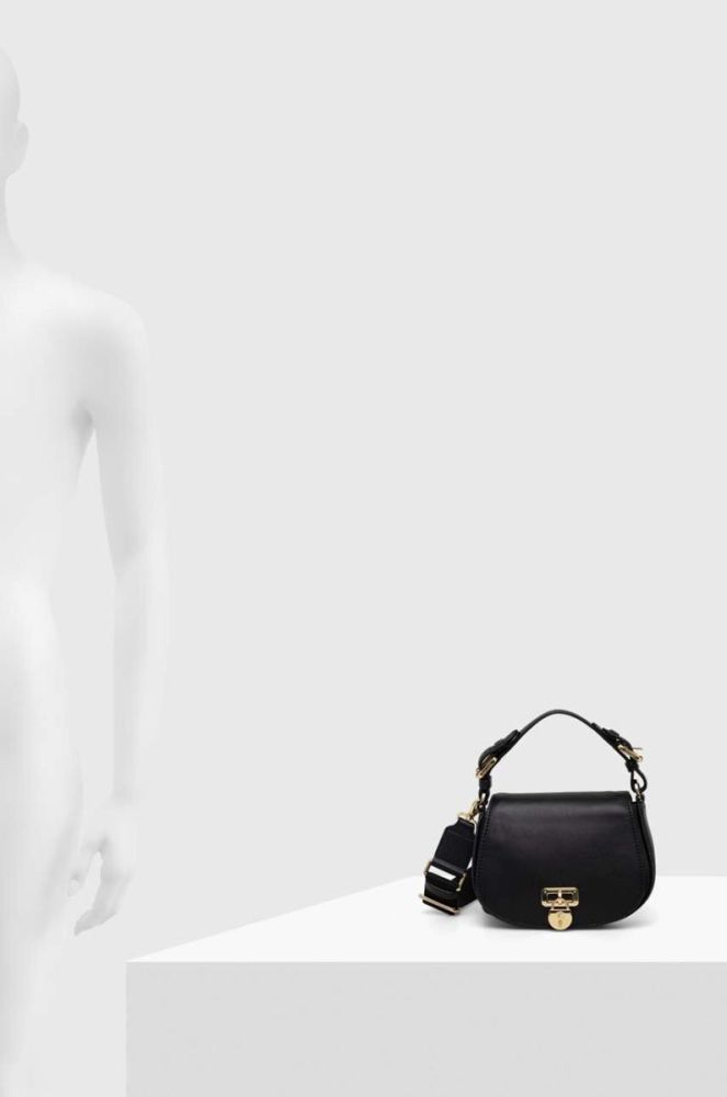 Шкіряна сумочка Lauren Ralph Lauren колір чорний (3520577) фото 6