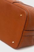 Шкіряна сумочка Lauren Ralph Lauren колір коричневий (3524696)