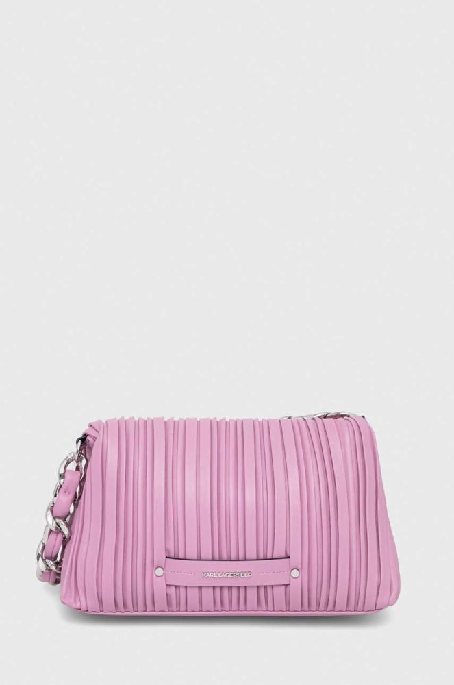 Сумочка Karl Lagerfeld колір рожевий (3490496)