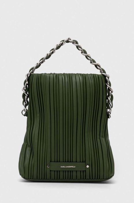 Сумочка Karl Lagerfeld колір зелений (3490497)