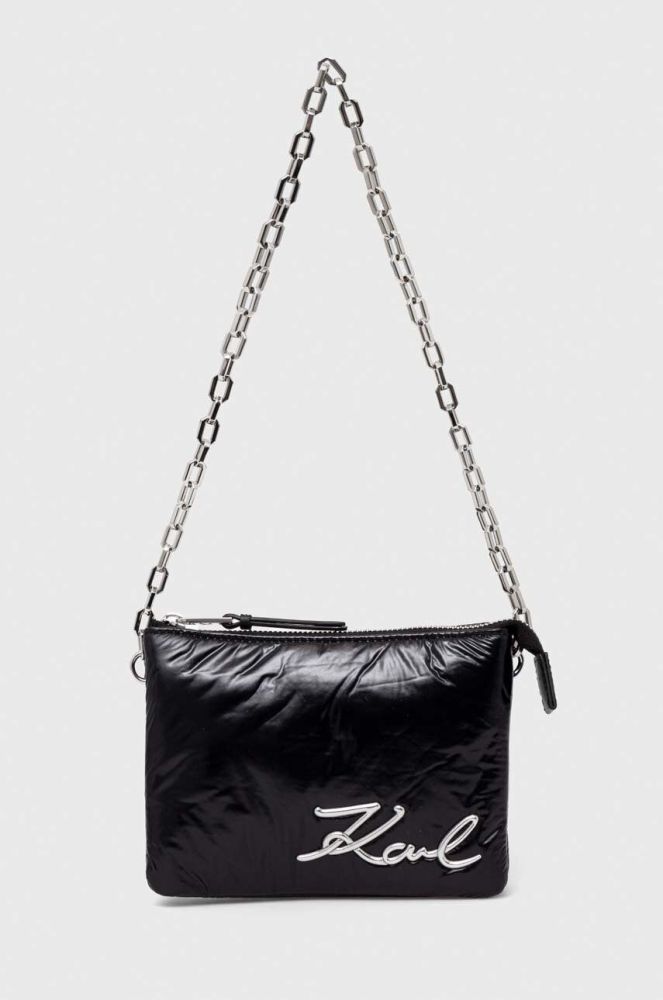 Сумочка Karl Lagerfeld колір чорний (3493829)