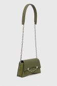 Шкіряна сумочка Karl Lagerfeld колір зелений (3520580)