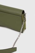 Шкіряна сумочка Karl Lagerfeld колір зелений (3520580)