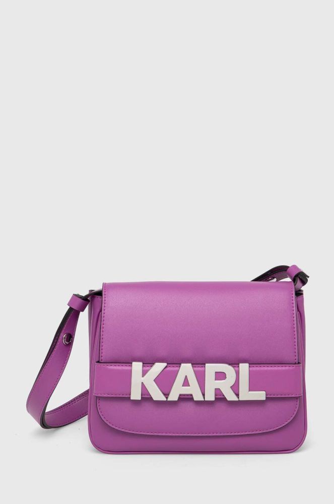 Сумочка Karl Lagerfeld колір фіолетовий (3497924)