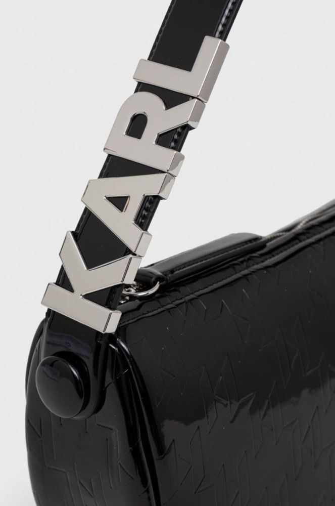 Сумочка Karl Lagerfeld колір чорний (3490509) фото 4