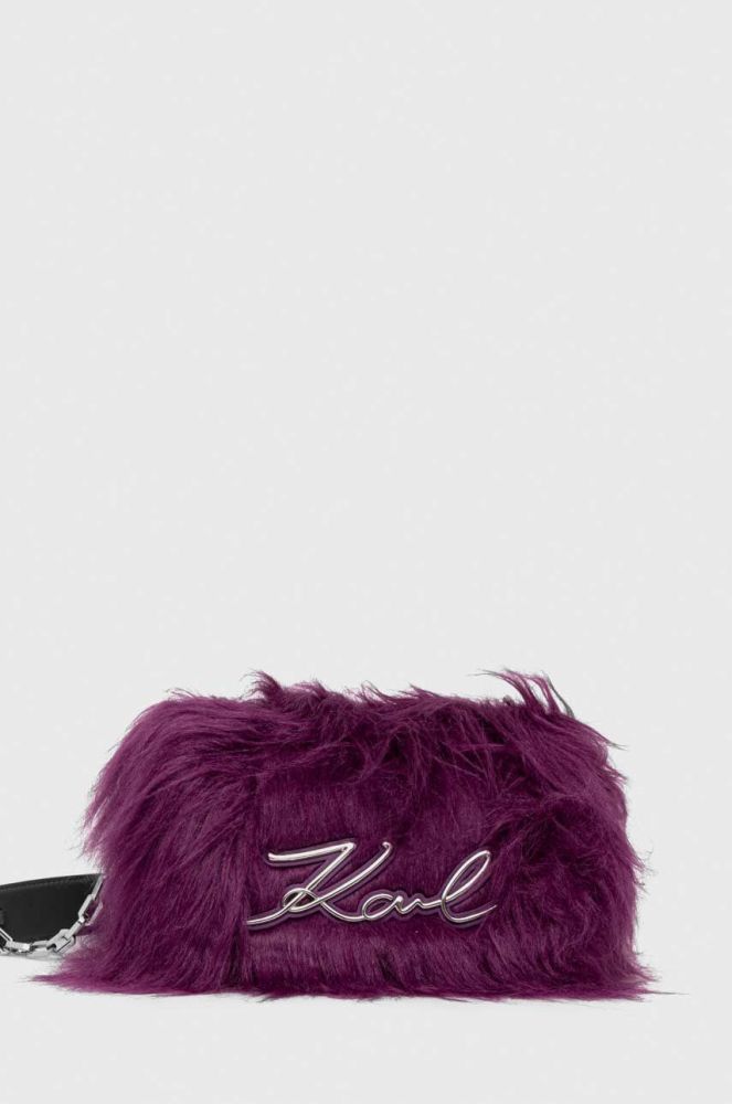 Сумочка Karl Lagerfeld колір фіолетовий (3520584)