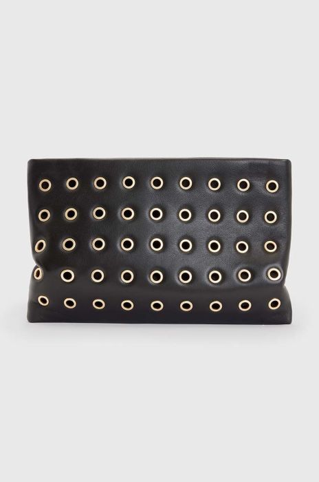 Шкіряна сумка AllSaints Bettina колір чорний