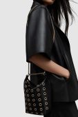 Шкіряна сумочка AllSaints Evaline колір чорний