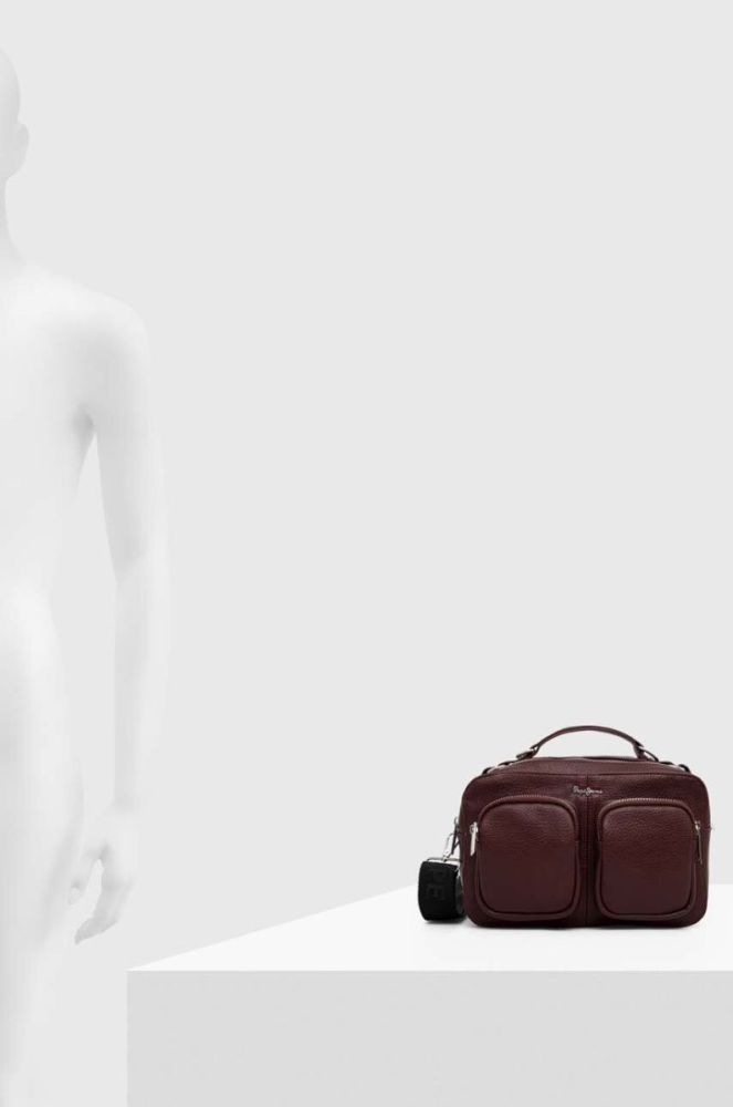 Сумочка Pepe Jeans ELYZA BASS колір бордовий фото 6