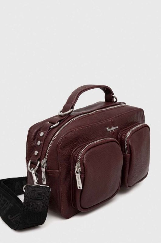 Сумочка Pepe Jeans ELYZA BASS колір бордовий фото 2