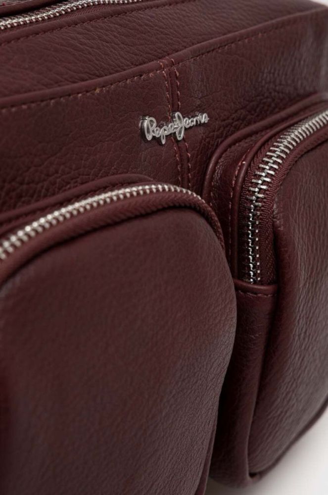 Сумочка Pepe Jeans ELYZA BASS колір бордовий фото 4