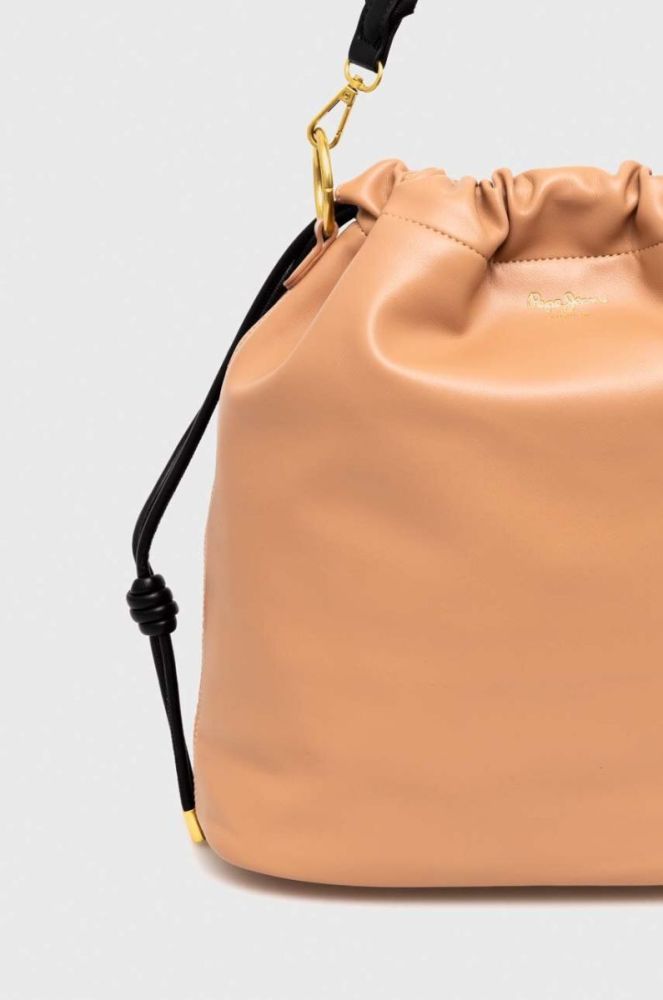 Сумочка Pepe Jeans колір бежевий (3524709) фото 4