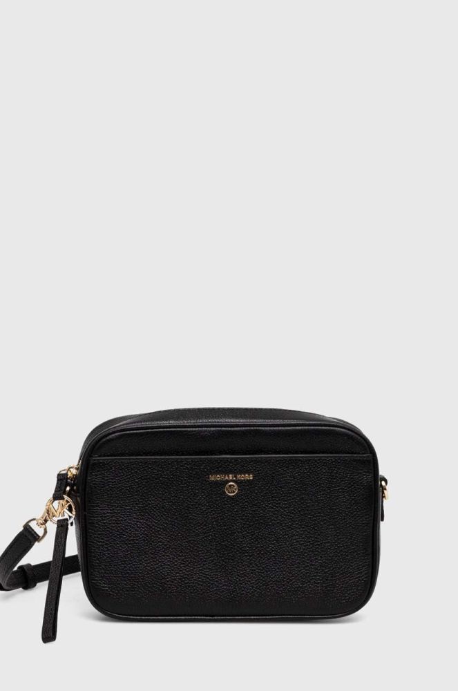 Шкіряна сумочка MICHAEL Michael Kors колір чорний (3633607)